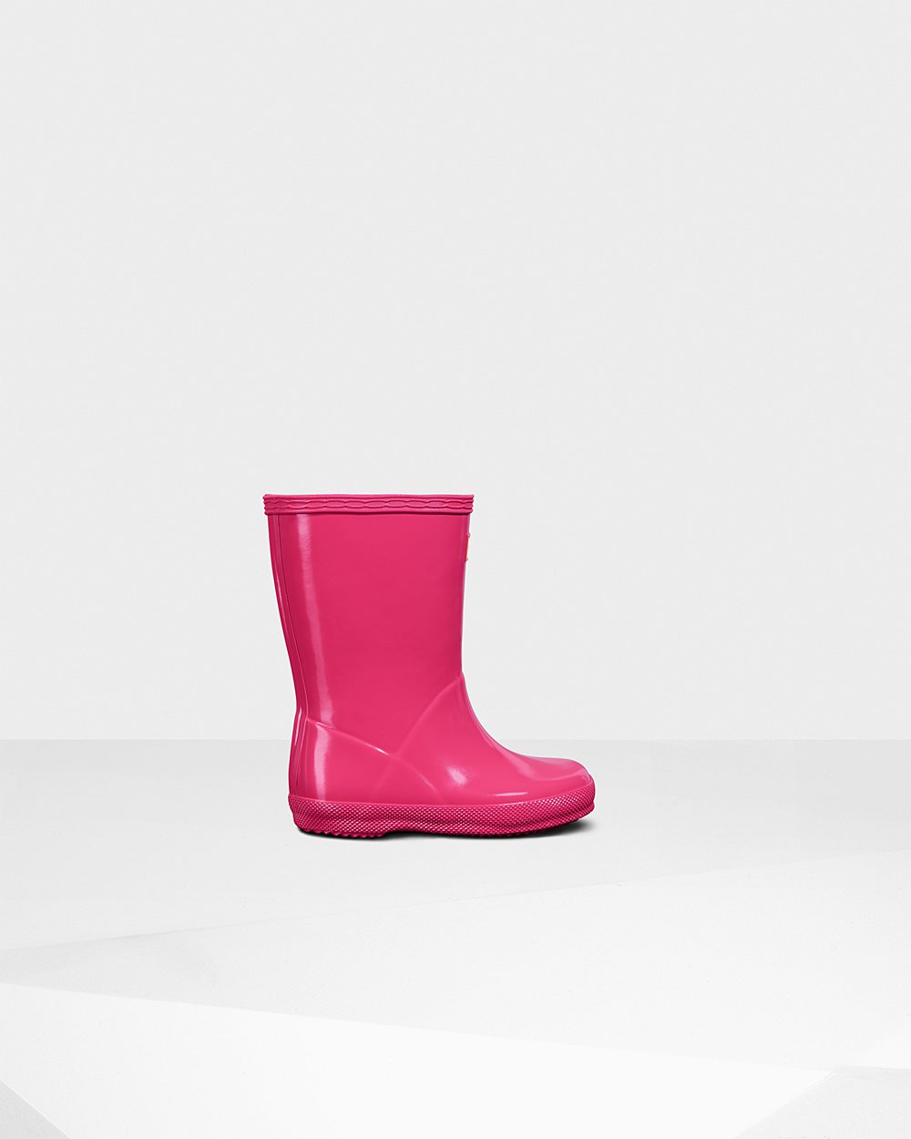 Galochas Hunter Criança Luz Rosa - Original First Classic Gloss - 41KARVNOB